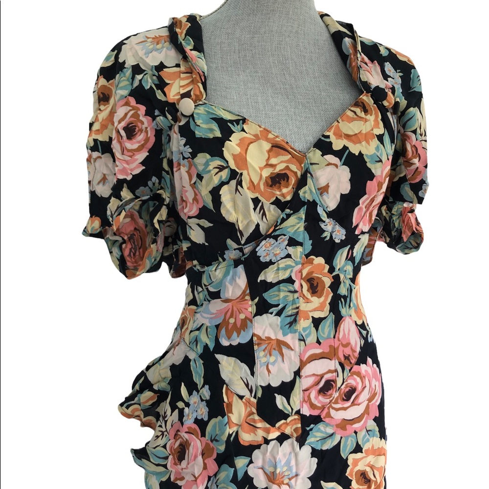 Vintage Karen Alexander Floral Maxi Dress - Picture 5 of 6
